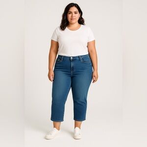 Santana Cropped Jeans - Women's Size 14